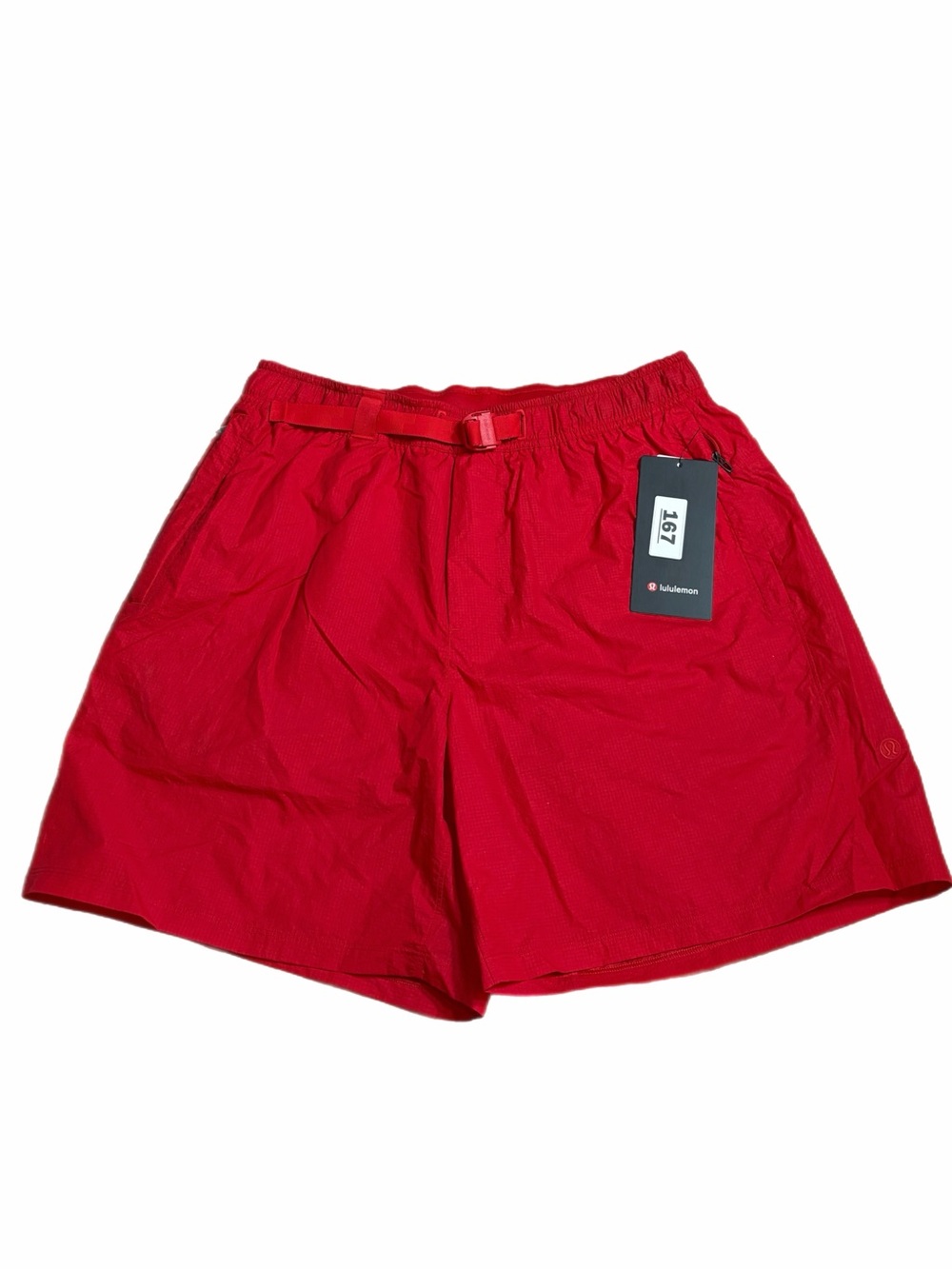 NWT Lululemon UV-Protective Hiking Short *6” (Oxford Red) Size M